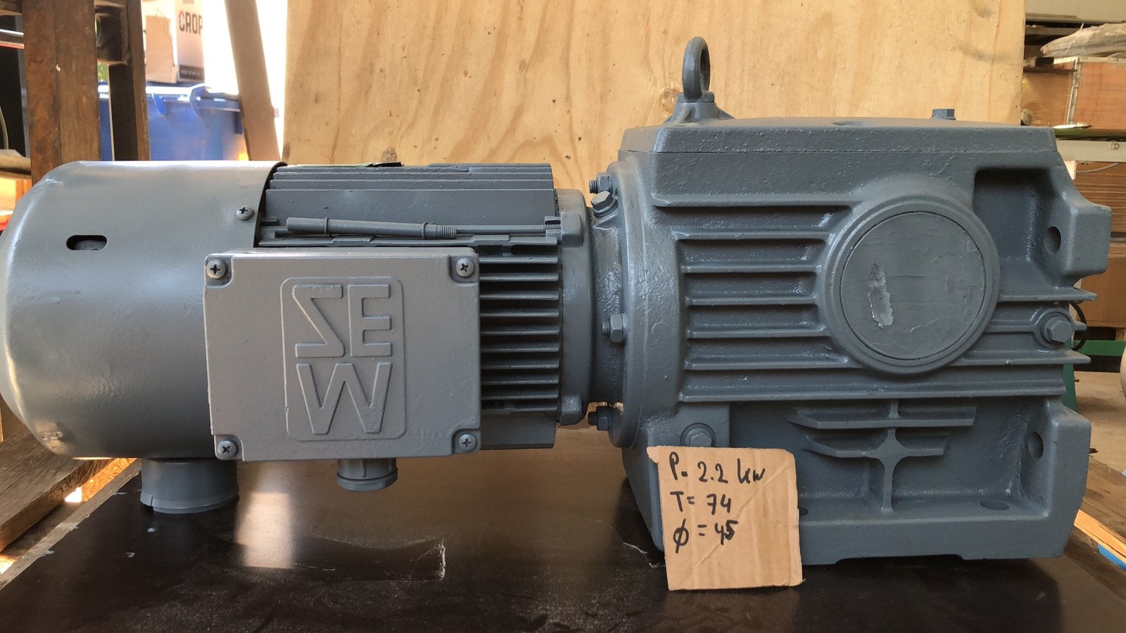 Elektromotor, Ophalen of Verzenden, Gebruikt, Elektromotor, Minder dan 1400 rpm