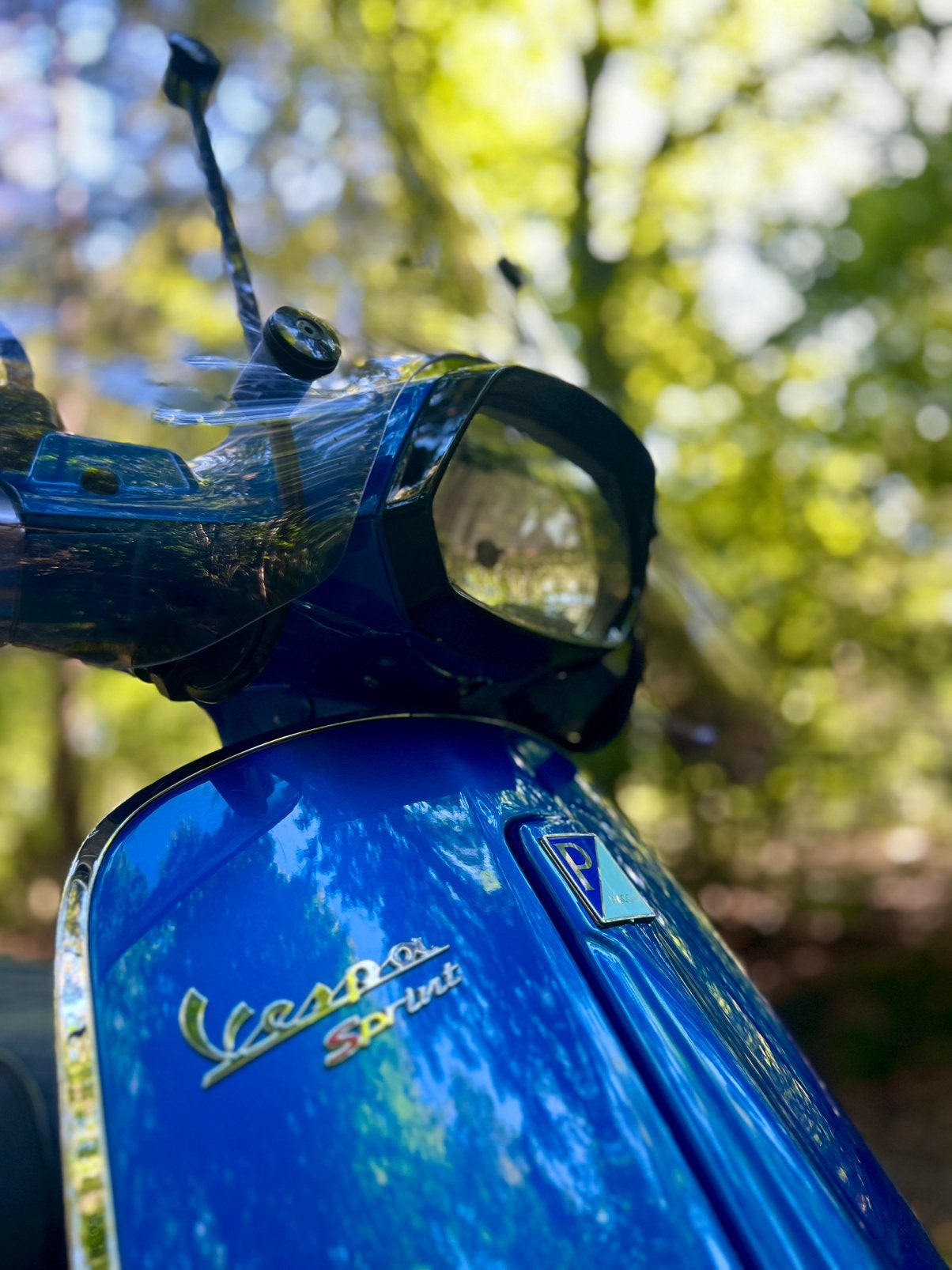 Vespa Sprint 50cc 4T | Blue Gaiola | Custom Duo RS, Ophalen, Gebruikt, Overige modellen, Benzine