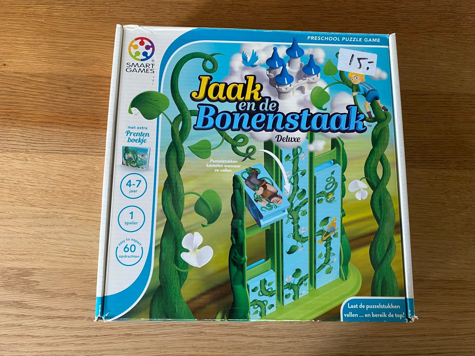 Smartgames Jack en de Bonenstaak, 4+, zgan, Ophalen of Verzenden, Zo goed als nieuw