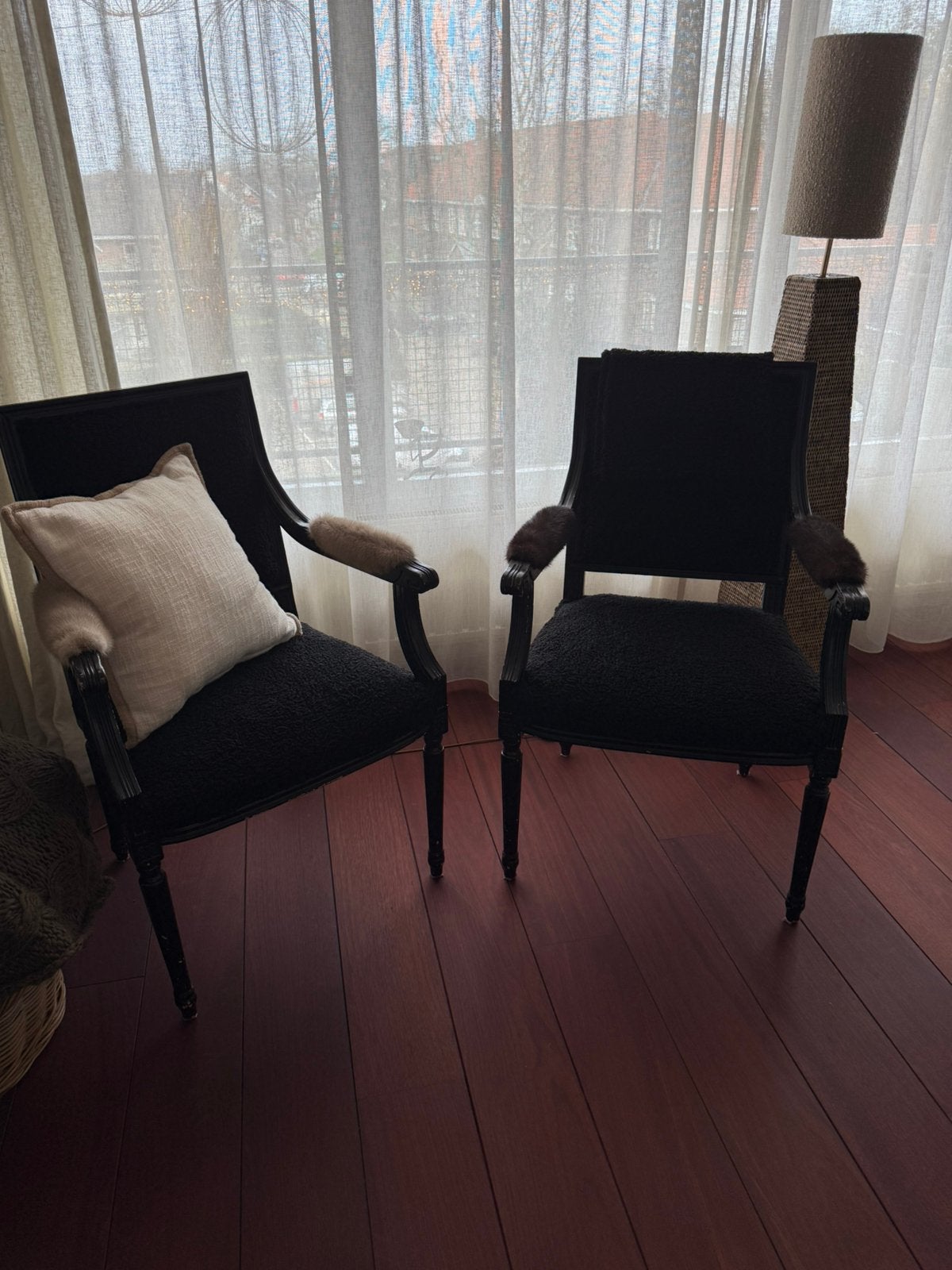2 exclusieve stoelen feauteuiltjes zwart, Huis en Inrichting, Fauteuils, Ophalen