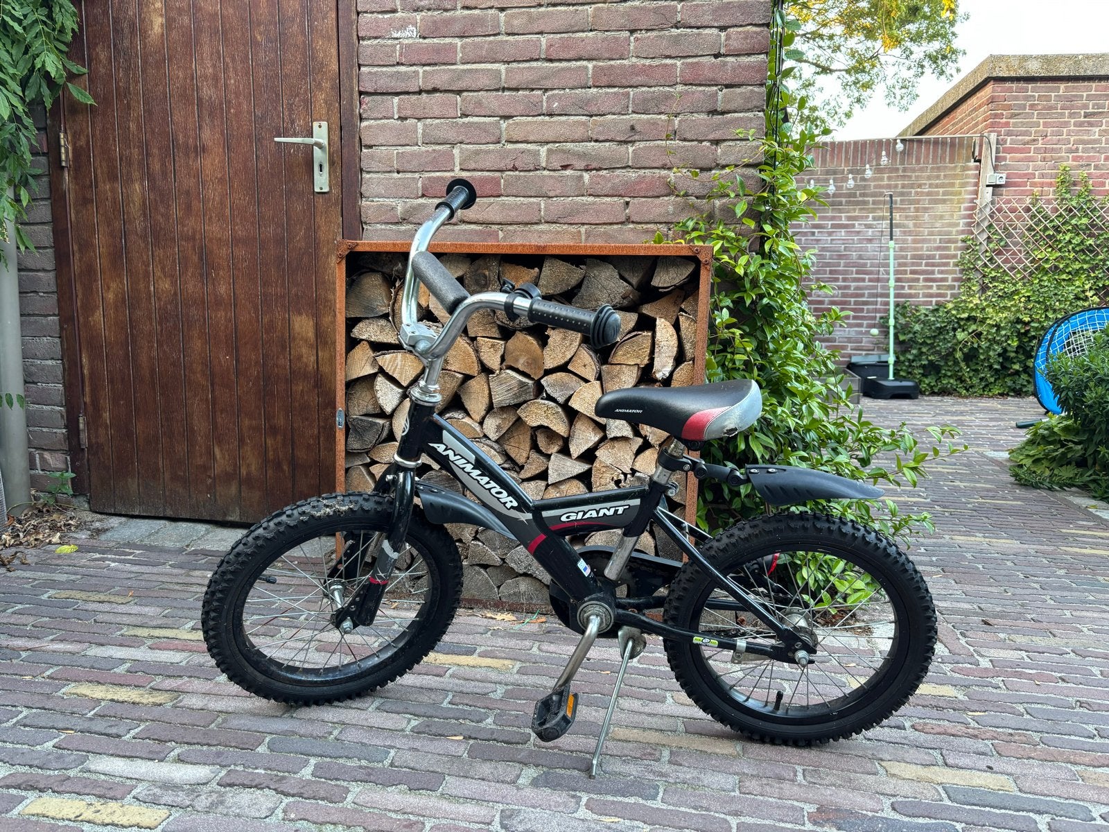 Giant Animator kinderfiets - 16 inch, Ophalen, Gebruikt, Terugtraprem, 16 tot 20 inch