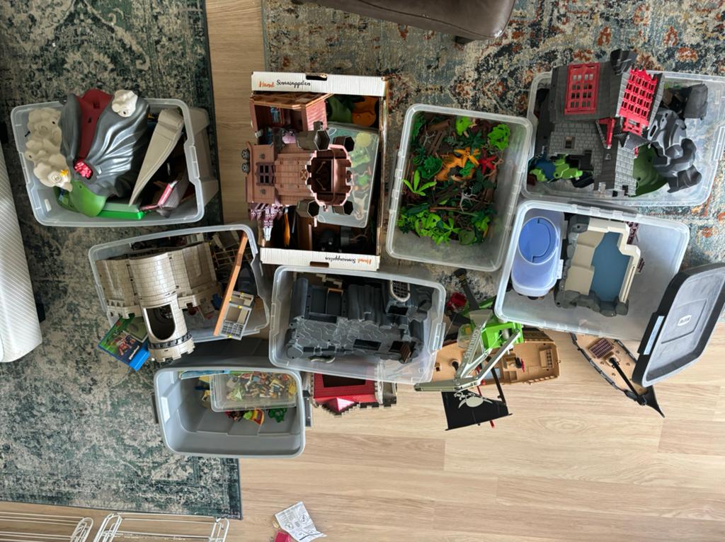 Playmobiel, Ophalen, Gebruikt