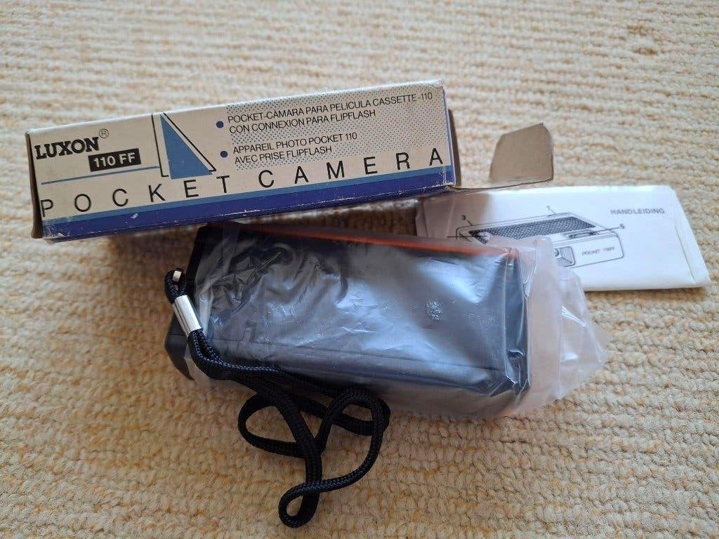 vintage Luxon 110 FF pocket camera NIEUW, Ophalen of Verzenden, Nieuw, Compact, Overige Merken
