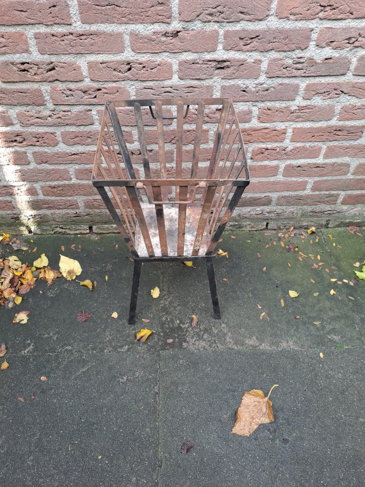vuurkorf, Ophalen, Gebruikt, Vuurkorf