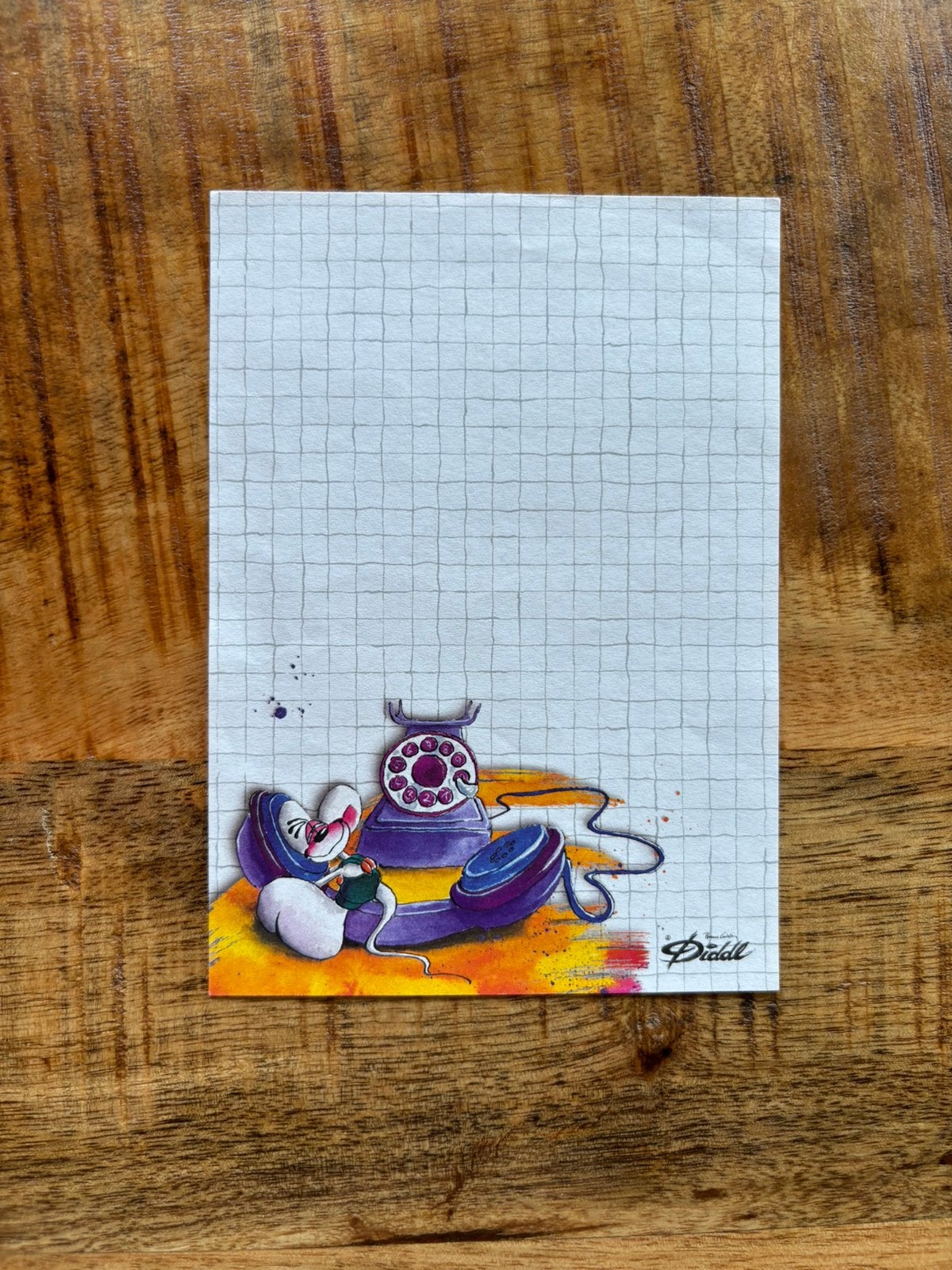 Diddl A6 blaadje nummer 2 ZELDZAAM, Verzamelen, Diddl, Verzenden, Zo goed als nieuw, Papier, Kaart of Schrift