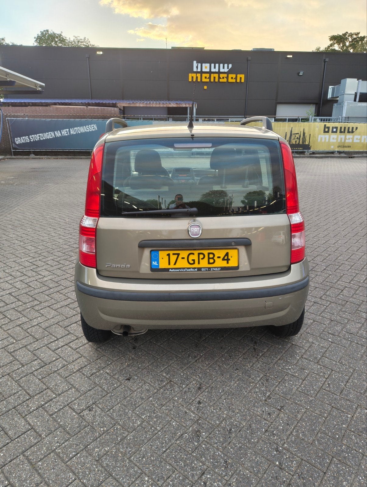 Fiat Panda 1.2 44KW 60PK 2008 Beige, Auto's, Voorwielaandrijving, Beige, Origineel Nederlands, Handgeschakeld