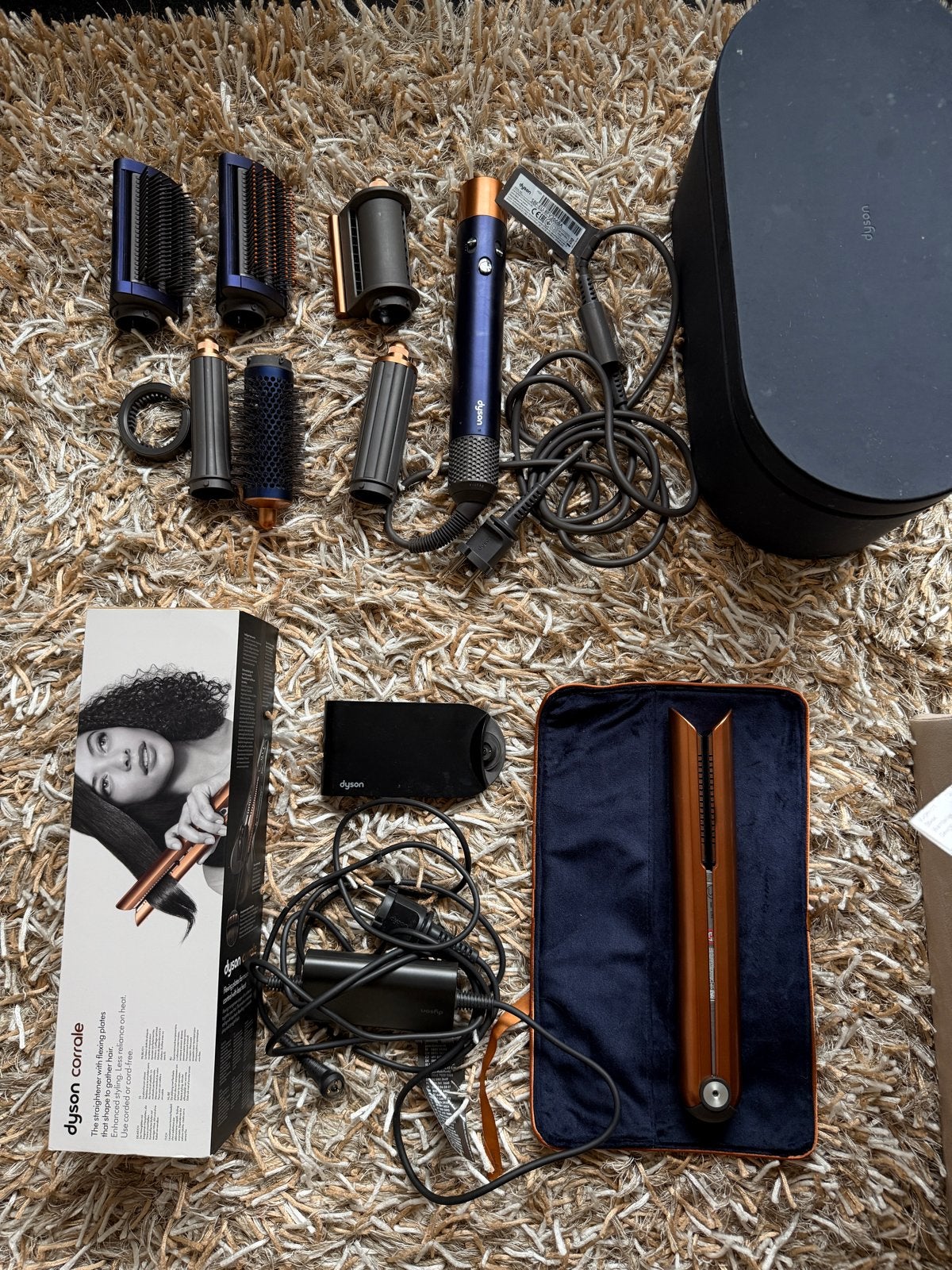Dyson Airwrap HS05 + Dyson Corrale – complete set, Ophalen of Verzenden, Zo goed als nieuw, Haarverzorging