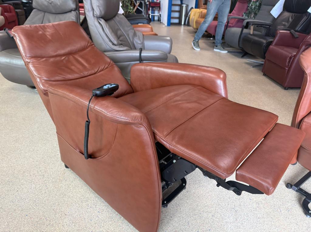 Sta op relax stoel De Toekomst relaxfauteuil, Ophalen of Verzenden, Zo goed als nieuw, Leer, Gratis bezorging regio Utrecht