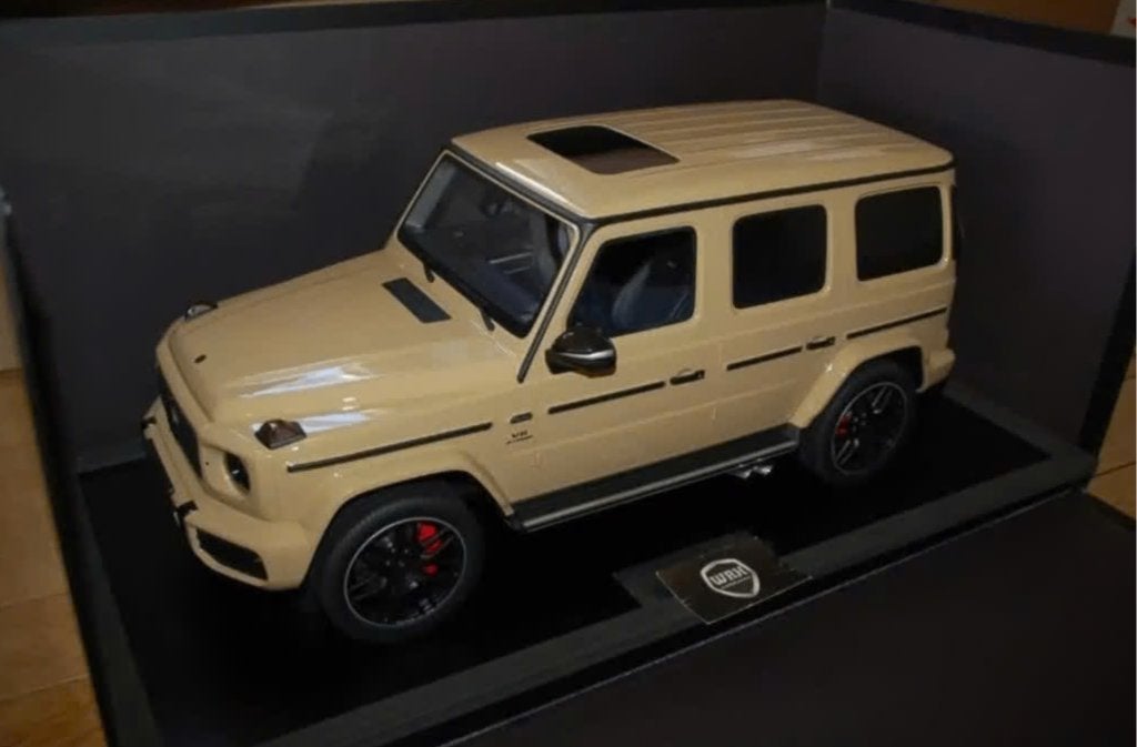 NIEUW! 1:8 Minichamps Mercedes G63 2018 Wustensand LTD99 WRH, Hobby en Vrije tijd, Modelauto's | 1:5 tot 1:12, Ophalen, Nieuw