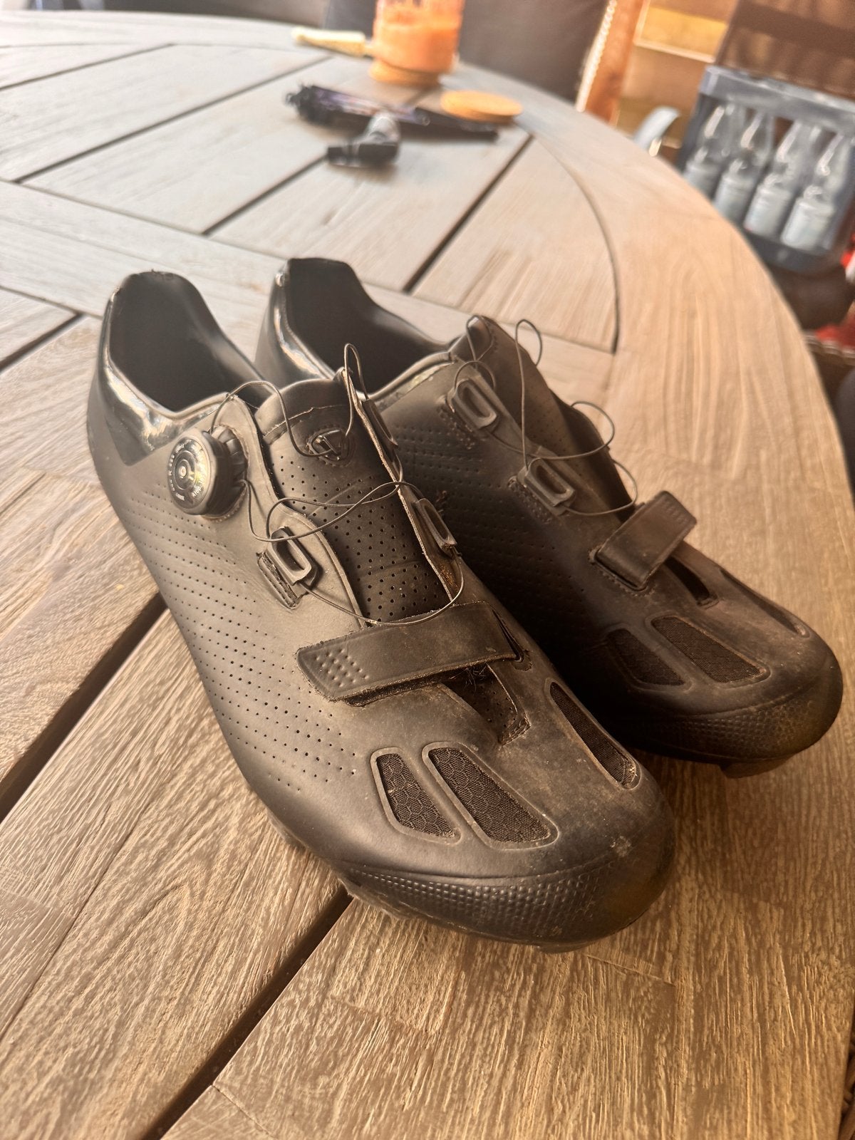 Zwarte Fiets Schoenen Maat 47, Ophalen, Gebruikt, Heren, Schoenen