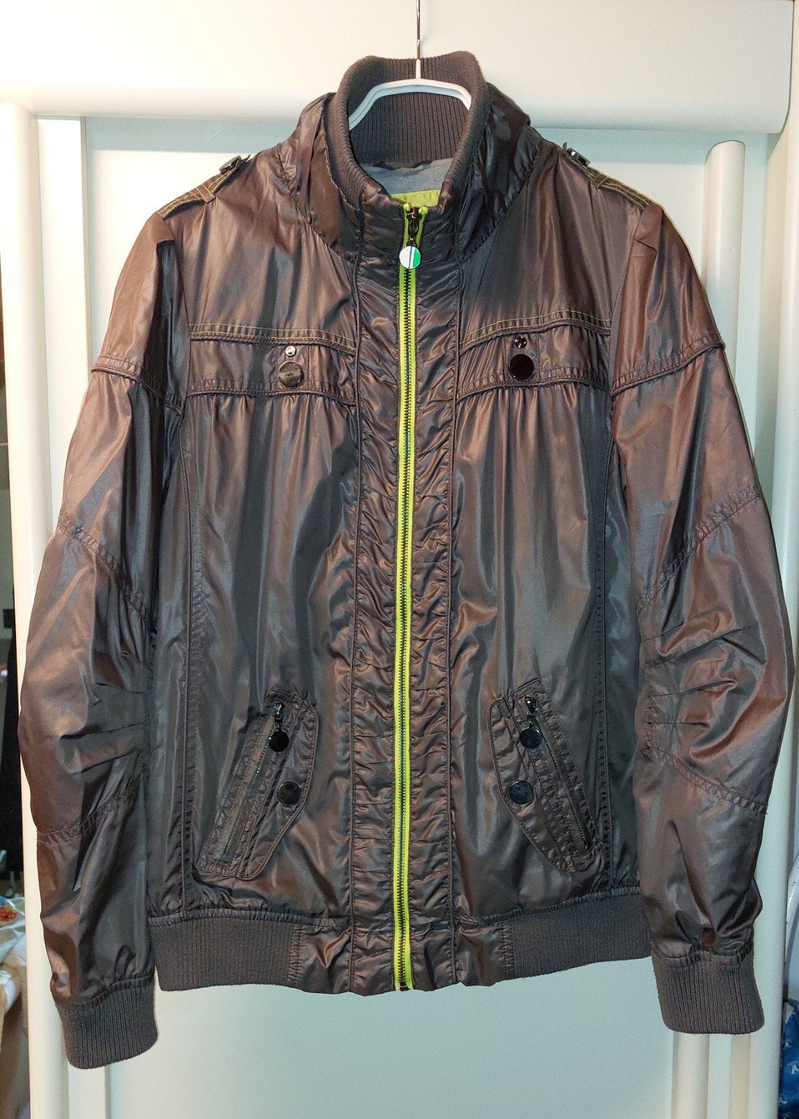Dames meiden jas, Ophalen, Gedragen, Maat 42/44 (L), Bruin