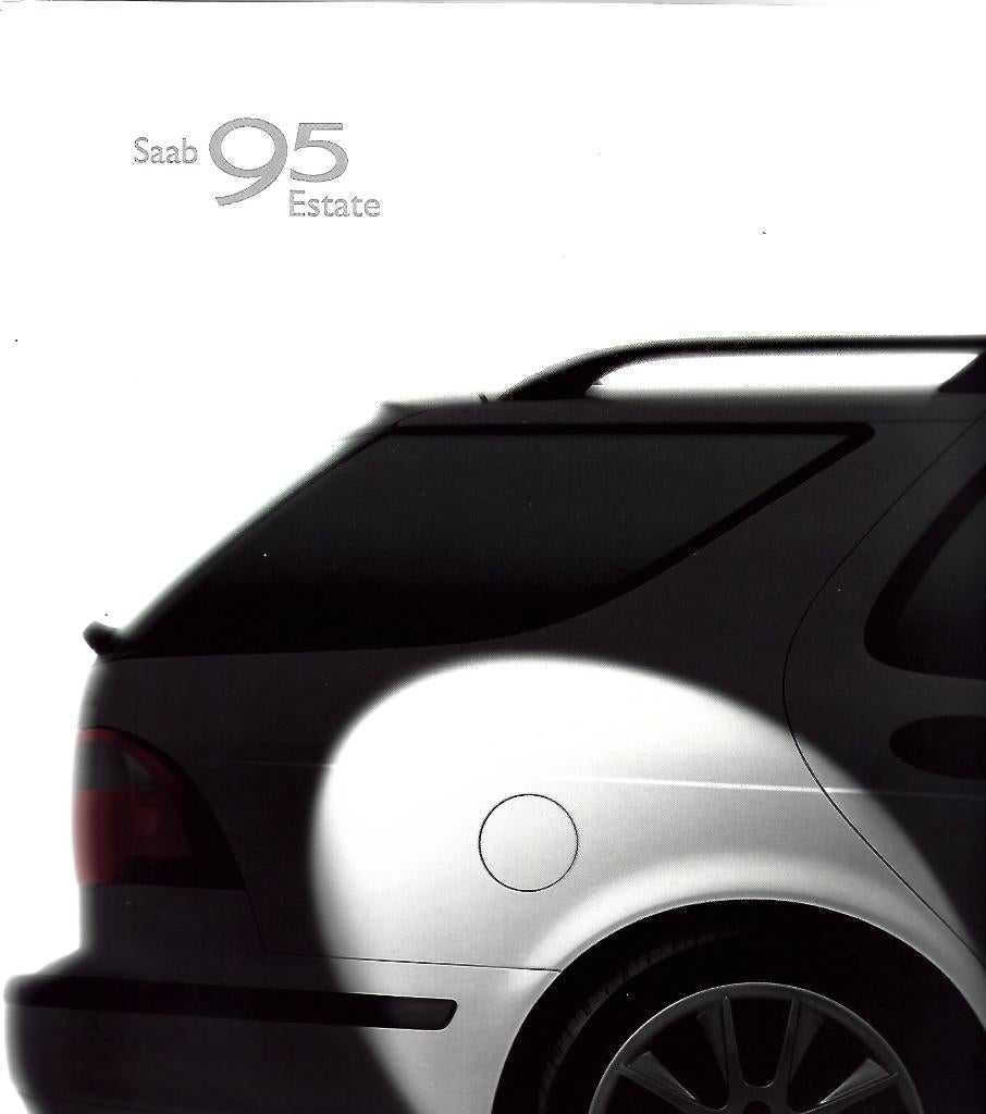 Brochure Saab 9-5 Estate 2002, Ophalen of Verzenden, Gelezen, Overige merken