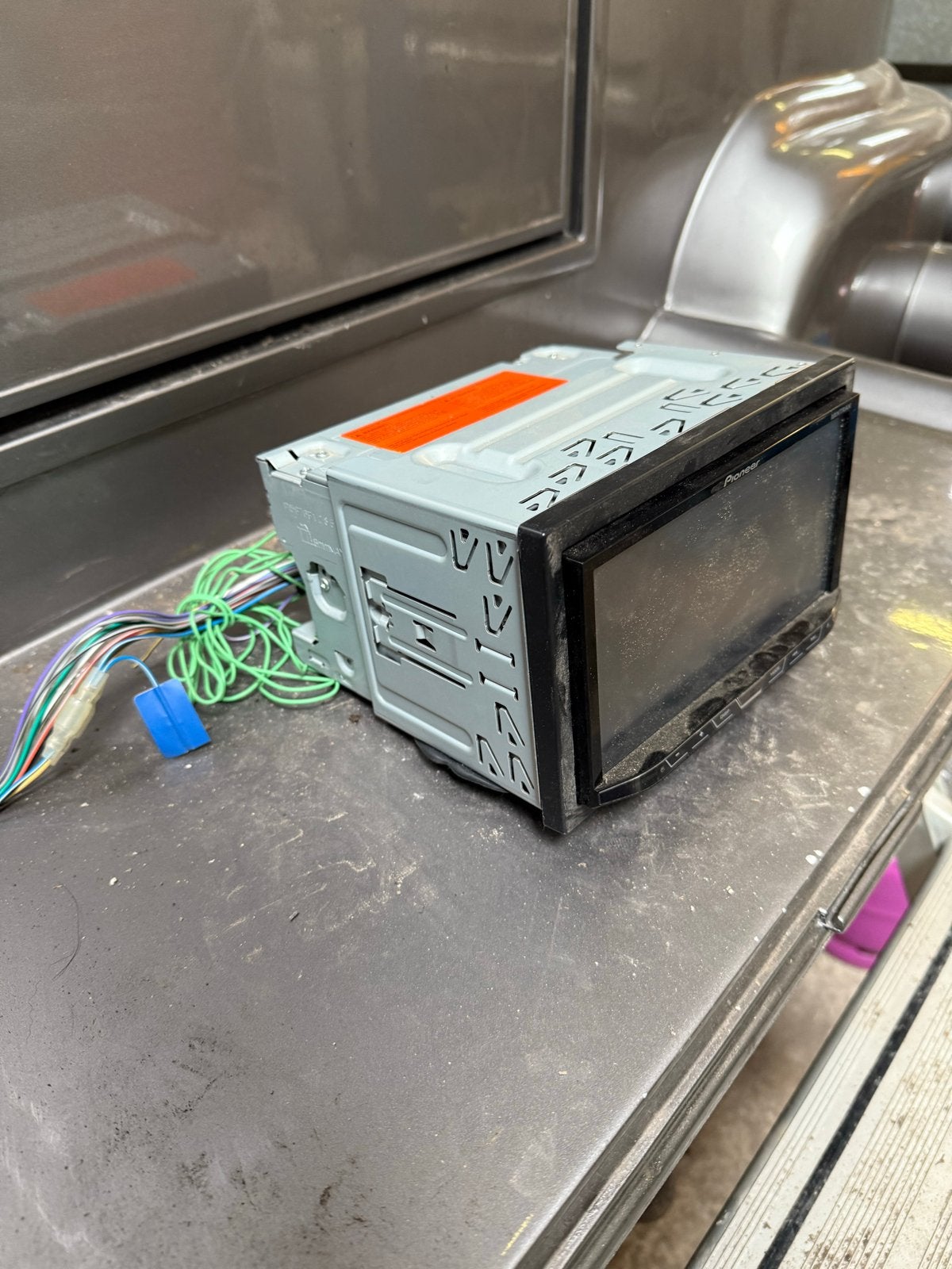 Pioneer AVH-X5700DAB dubbeldin radio met stekkers, Auto diversen, Autoradio's, Ophalen, O, O, O