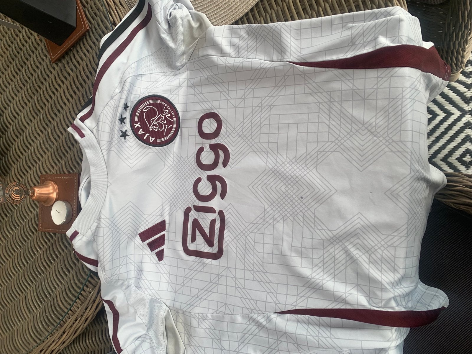 Ajax uitshirt 2022/2023 - Maat M - Zo goed als nieuw, Maat M, Ophalen of Verzenden, Zo goed als nieuw, Shirt