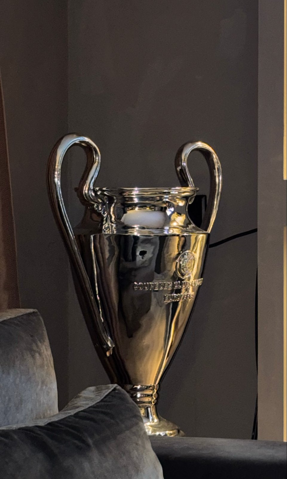 Grote Champions League Beker Replica, Ophalen, Zo goed als nieuw, Overige sporten, Beeldje of Poppetje