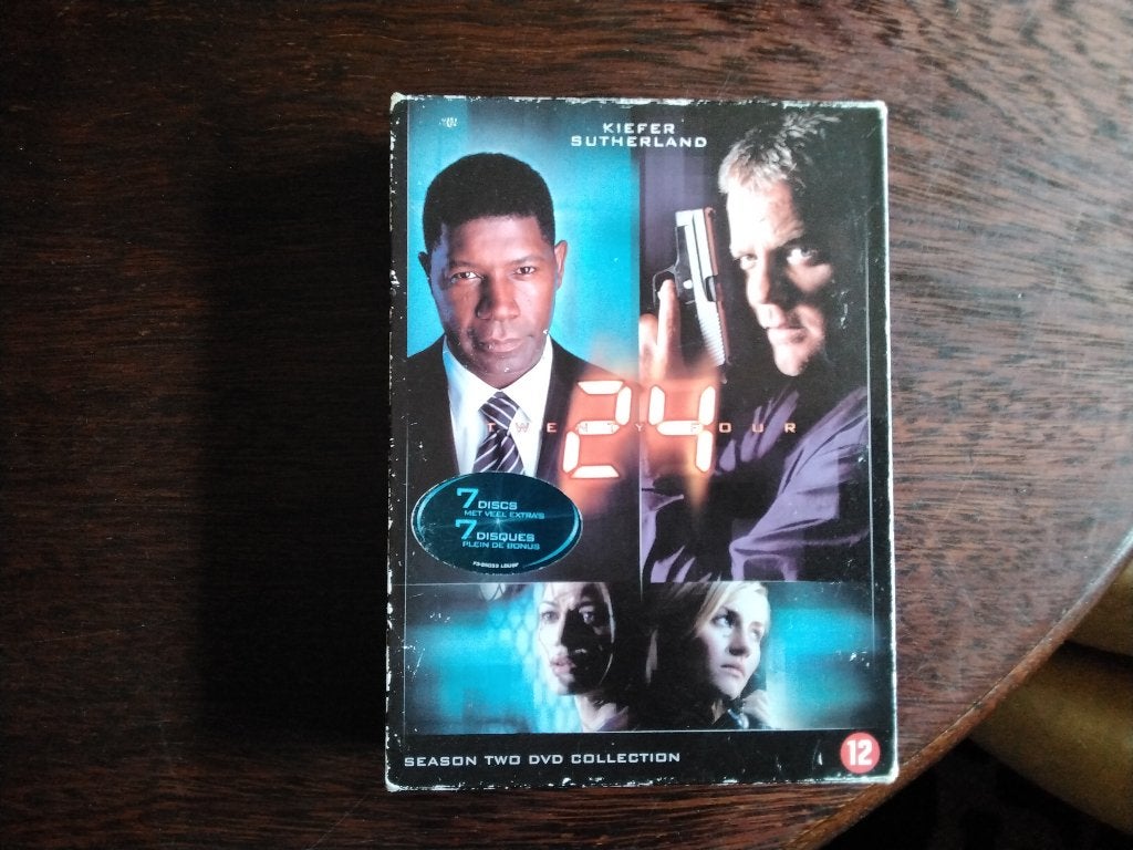 24 seizoen 2 compleet, 7disk, origineel, Cd's en Dvd's, Boxset, Ophalen of Verzenden, Zo goed als nieuw, Vanaf 12 jaar