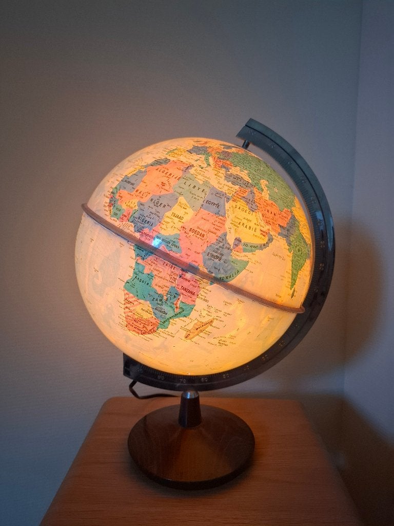 Verlichte wereldbol, Ophalen, Gebruikt, Verlicht, Overige materialen