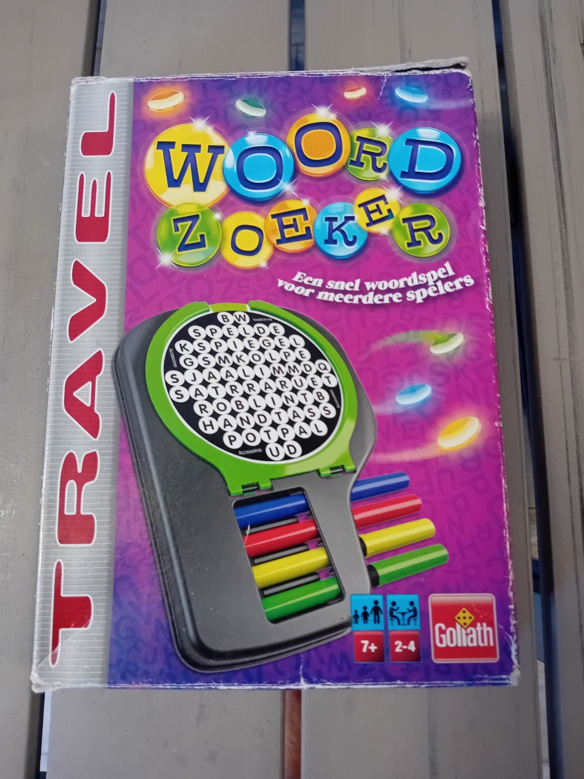 Goliath Travel Woordzoeker - Compact Reisspel, Hobby en Vrije tijd, Gezelschapsspellen | Bordspellen, Goliath, Ophalen of Verzenden