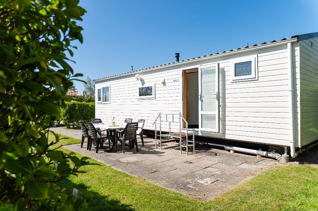 Te koop chalet / stacaravan, Caravans en Kamperen, Tot en met 5