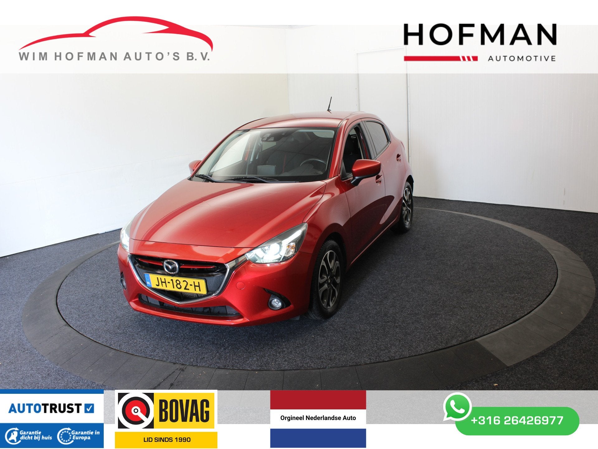 Mazda 2 1.5 Skyactiv-G GT-M Navigatie Stoel Verwarming Cruis, Stof, 4 cilinders, Automatische klimaatregeling, Origineel Nederlands