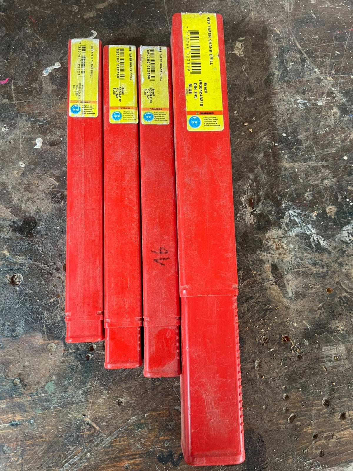 Dormer boren 13 14 18 en 25mm hss taper shank drill, Doe-het-zelf en Verbouw, Gereedschap | Boormachines, Variabele snelheid, Zo goed als nieuw