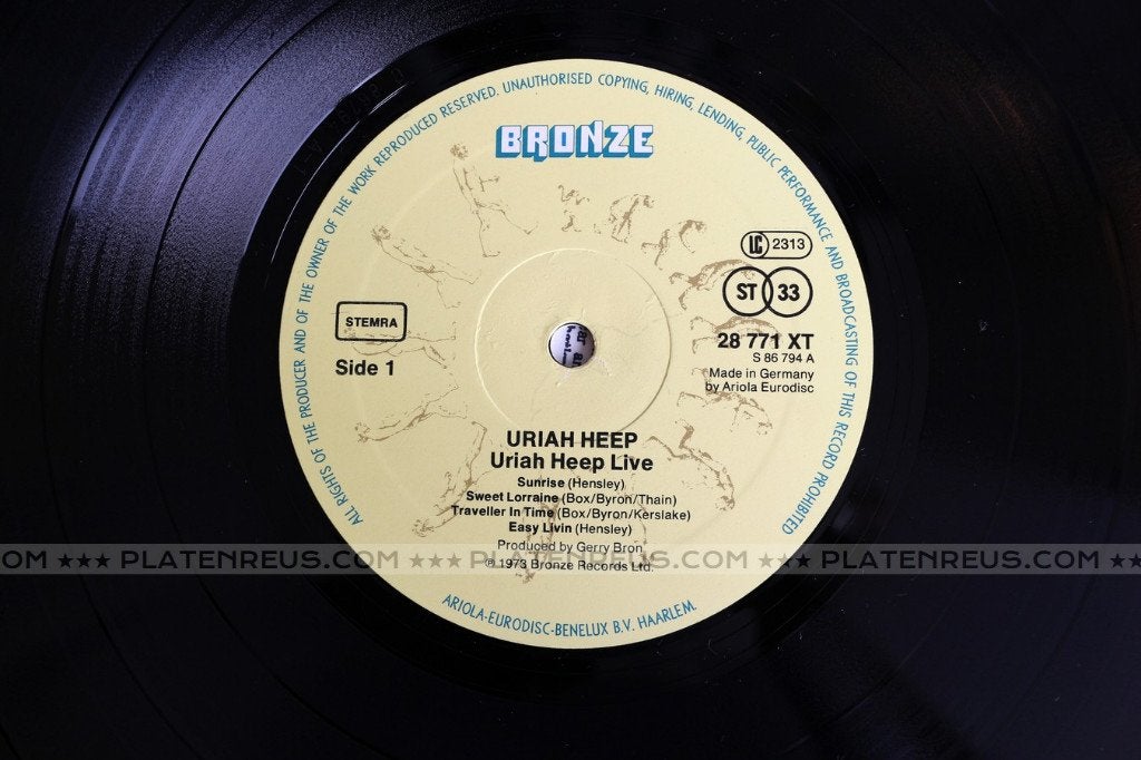 Uriah Heep – Uriah Heep Live ( 1973 Rock ) 2 LP 3822, LP, Gebruikt, 12 inch, Poprock