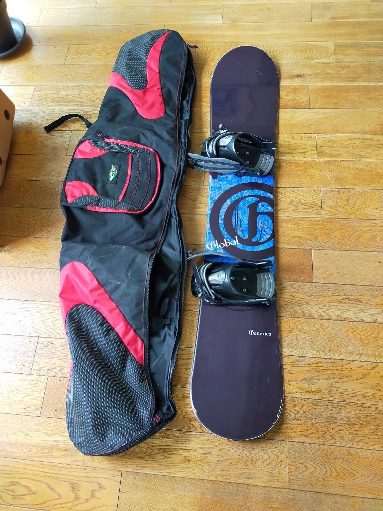 snowboard met tas, Sport en Fitness, Ophalen, Gebruikt, Board