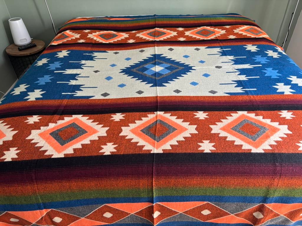 NIEUW! Alpaca wol deken sprei kleed plaid industrieel boho, Ophalen of Verzenden, Nieuw