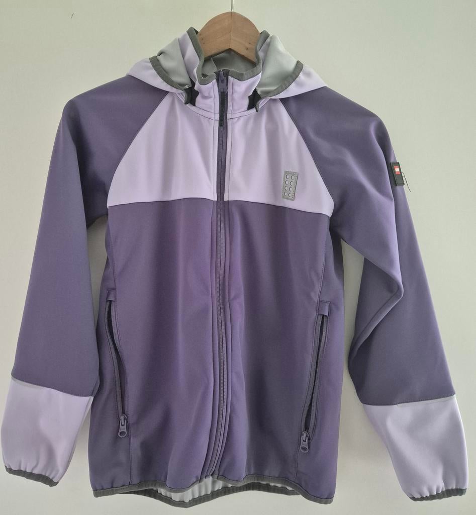 Paarse softshell jas LEGO Wear maat 146, Kinderen en Baby's, Kinderkleding | Maat 146, Ophalen of Verzenden, Gebruikt, Meisje
