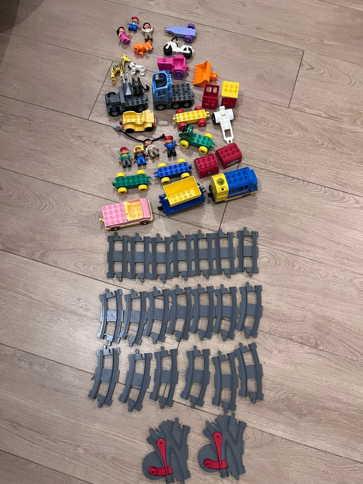 Duplo set trein en wagens, Ophalen of Verzenden, Zo goed als nieuw, Duplo