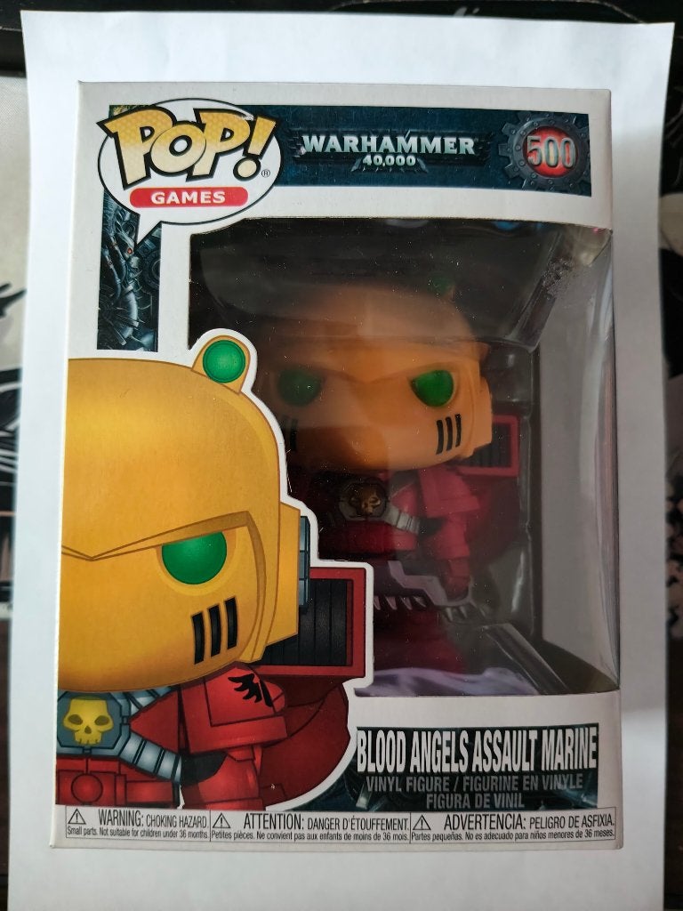 Funko Pop Warhammer 40000 500 Blood Angels Assault Marine, Hobby en Vrije tijd, Wargaming, Verzenden, Nieuw, Warhammer 40000, Figuurtje(s)