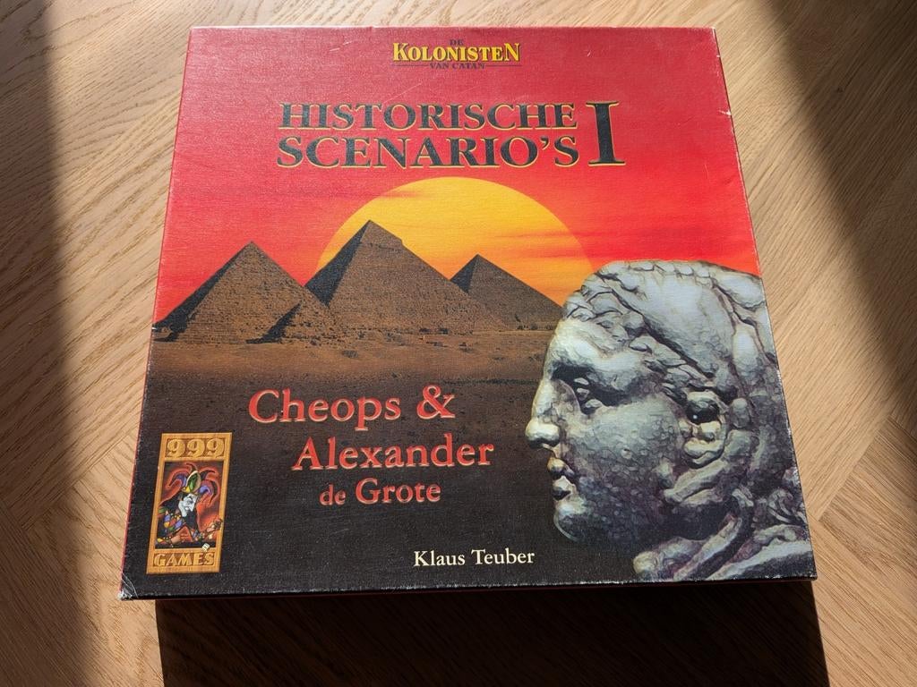 Catan Historische Scenario's I: Cheops & Alexander de Grote, Hobby en Vrije tijd, Gezelschapsspellen | Bordspellen, Een of twee spelers