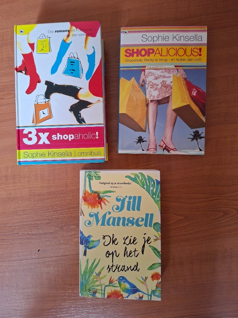 Sophie Kinsella Shopaholic serie en Jill Mansell, Boeken, Chicklit, Ophalen of Verzenden, Gelezen