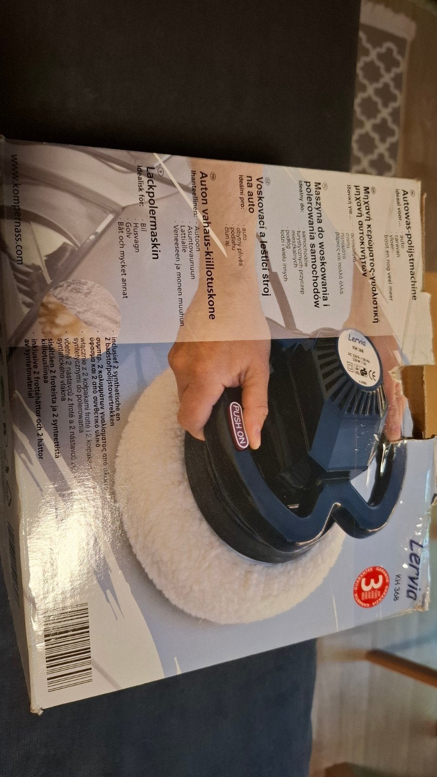 Autowas polijstmachine compleet met 5 polijsthoezen, Ophalen of Verzenden