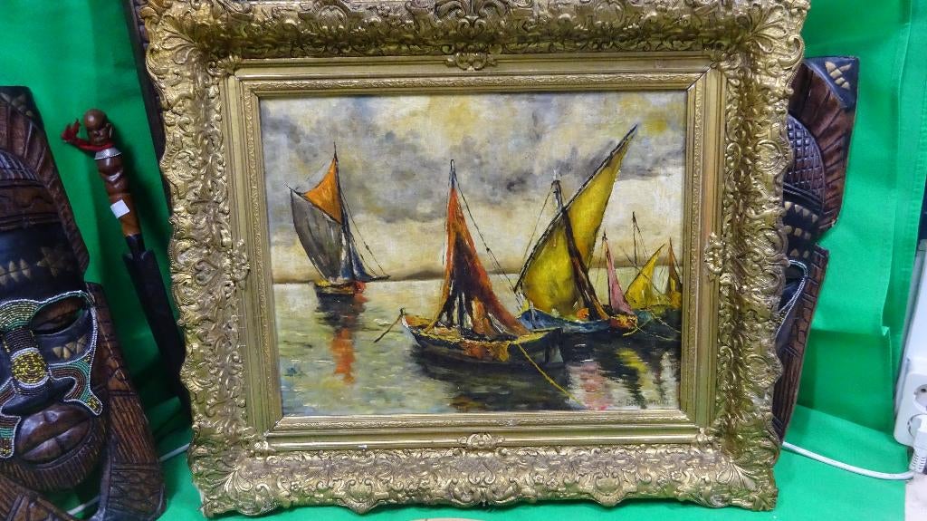 Schilderij van E.Roestenburg, Antiek en Kunst, Kunst | Schilderijen | Klassiek, Ophalen of Verzenden