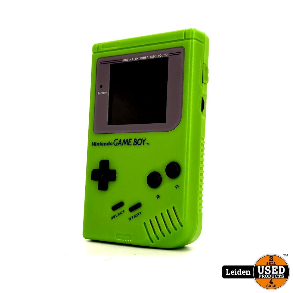 Nintendo Game Boy met IPS Mod - Groen, Spelcomputers en Games, Spelcomputers | Nintendo Game Boy, Nintendo, Gebruikt, Support@nintendo.com