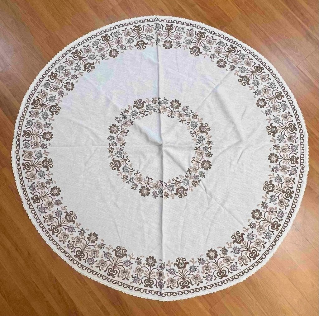 Tafelkleed geborduurd 150 cm, Djt@dejuistetoon.eu, Ophalen of Verzenden, Zo goed als nieuw, Mon Plaisir 19, Etten-Leur, Netherlands