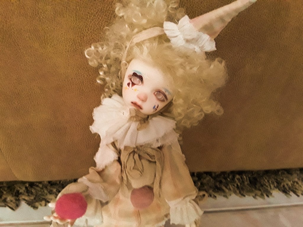 Bjd clown, Ophalen of Verzenden, Zo goed als nieuw, Pop