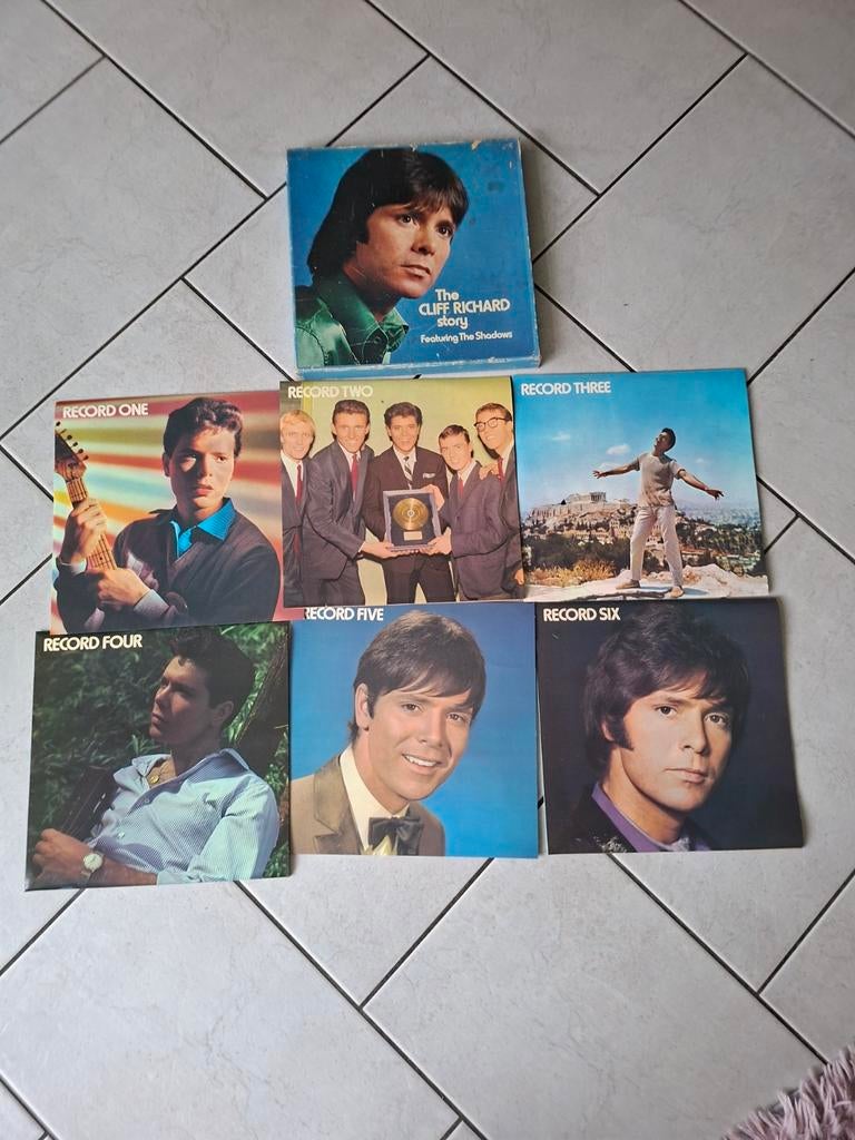 Vinyl platen verzameling Clif Richard 1 pak verzameling, Ophalen of Verzenden, Zo goed als nieuw, 12 inch