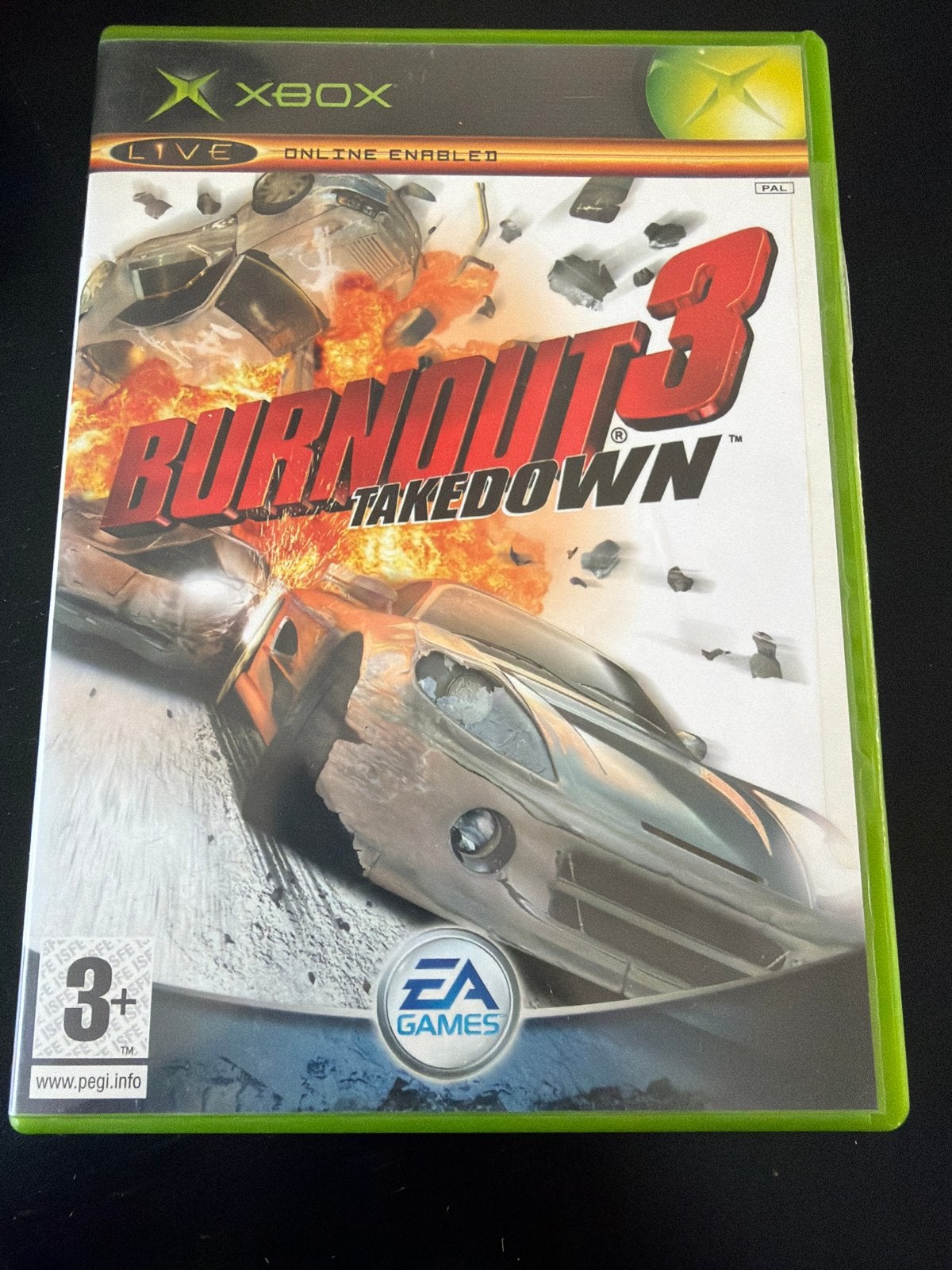 Burnout 3 Takedown - Xbox (Origineel), Gebruikt, Racen en Vliegen, 2 spelers, Eén computer