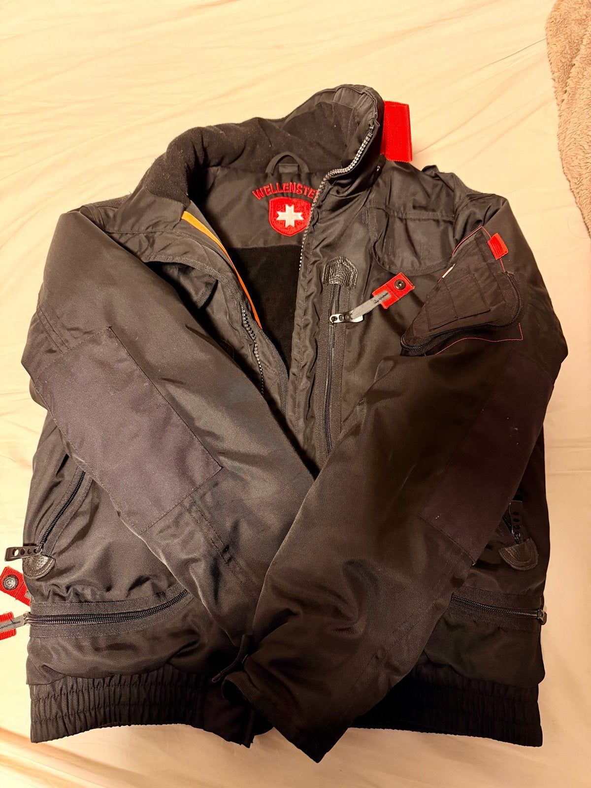 Wellensteyn Winterjas Zwart - Maat L, Kleding | Heren, Ophalen of Verzenden, Gedragen, Maat 52/54 (L), Zwart