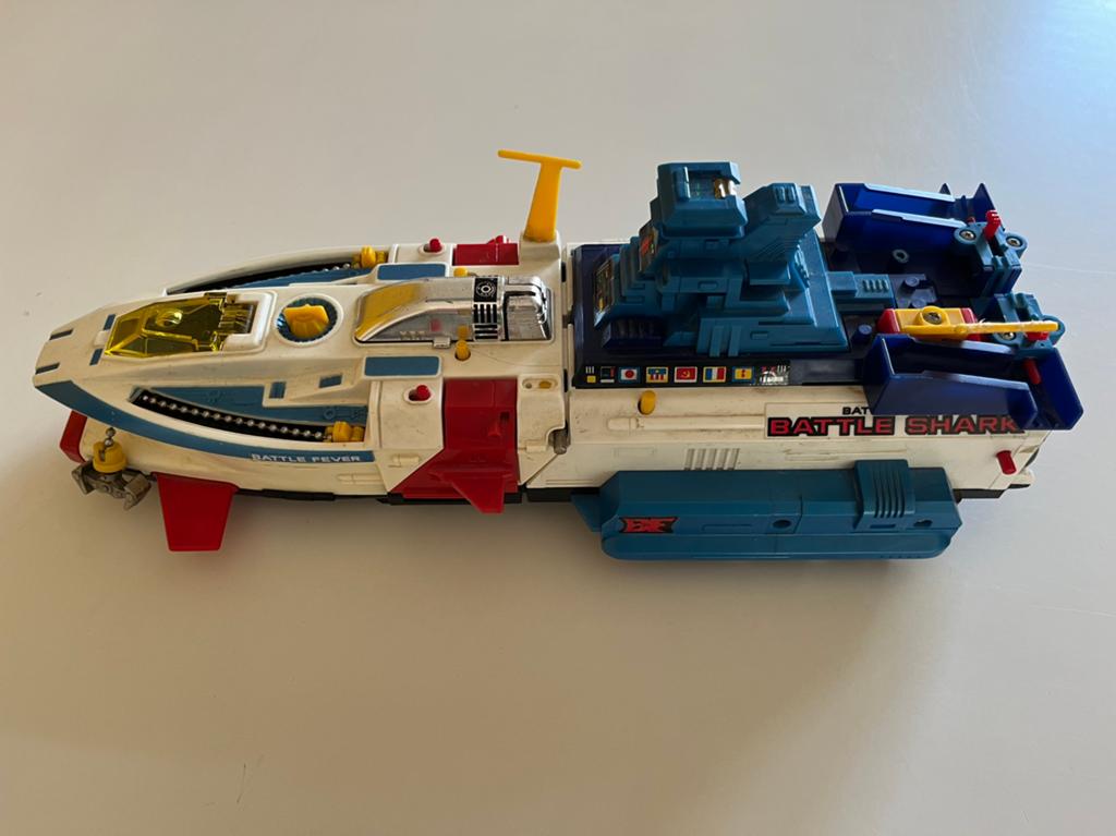 Chogokin DX Battle Fever J Battle Shark, Ophalen of Verzenden, Gebruikt