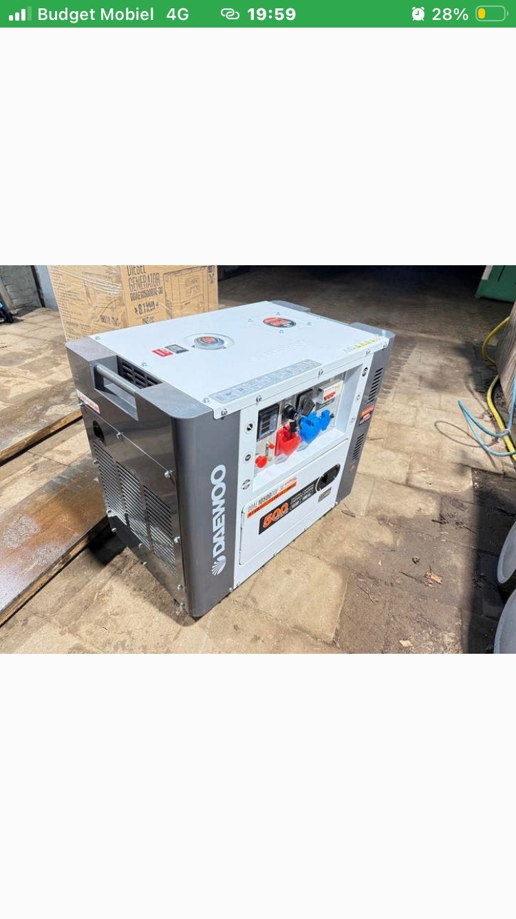 Diesel generator 7,5 kva nieuw, Ophalen of Verzenden, Nieuw