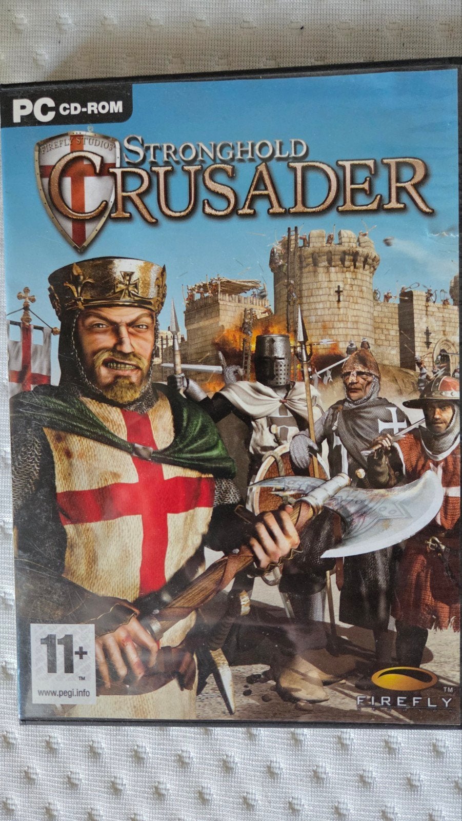 Stronghold Crusader & Stronghold PC CD-ROM Games, Gebruikt, 1 speler, Ophalen of Verzenden, Strategie en Constructie