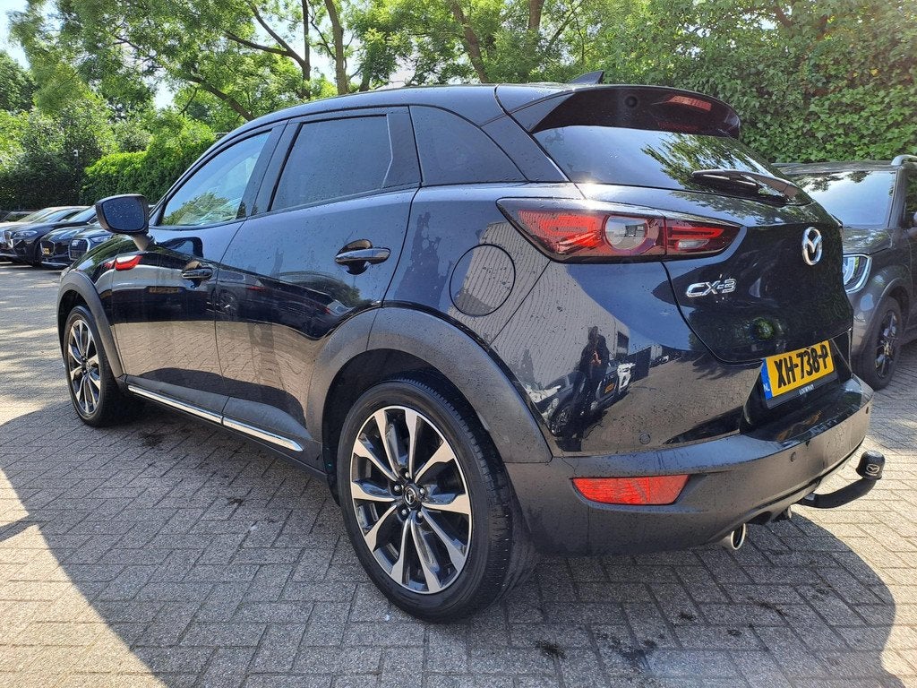 Mazda CX-3 2.0 SkyActiv-G 120 GT-M | VERWACHT | TREKHAAK | L, Auto's, Mazda, 4 cilinders, Leder en Stof, Zwart, Origineel Nederlands