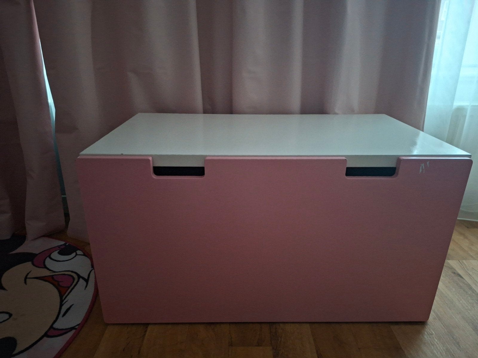 IKEA smastad speelgoedkist met bank roze, Huis en Inrichting, Woonaccessoires | Kisten, Ophalen, Gebruikt