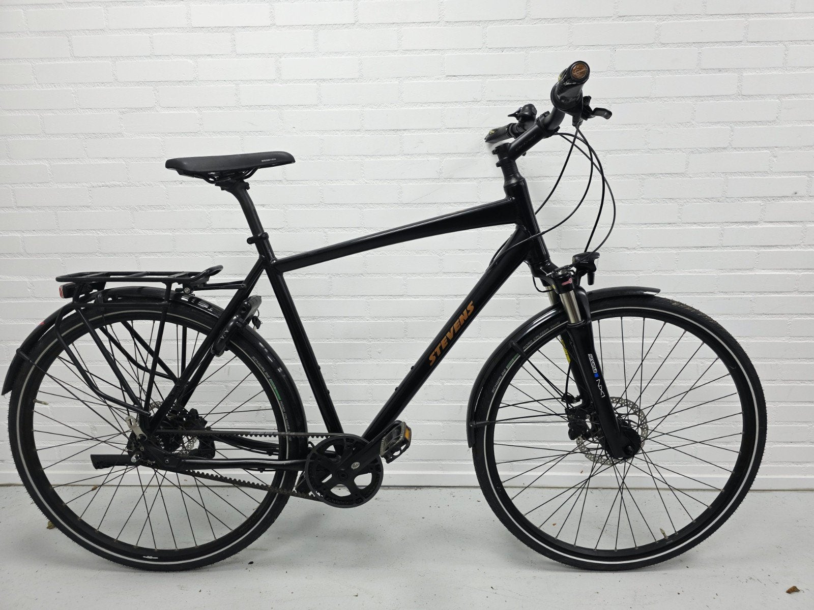 Stevens Boulevard Luxe 58 cm Gates CDN riem Nexus 8 rijklaar, Fietsen en Brommers, 28 inch, Gebruikt, Vering, 57 tot 61 cm
