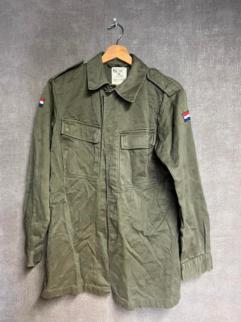 1981 Militaire veldjas Marquardt & Schulz, Ophalen of Verzenden, Landmacht, Nederland, Kleding of Schoenen