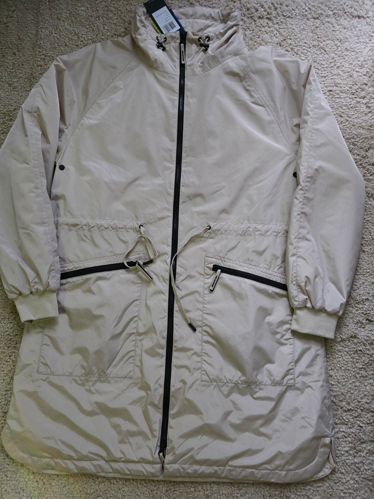 Ilse Jacobsen regen jas - maat 40 / L - nieuw met kaartjes!, Maat 38/40 (M), Beige, Nieuw, Ophalen of Verzenden