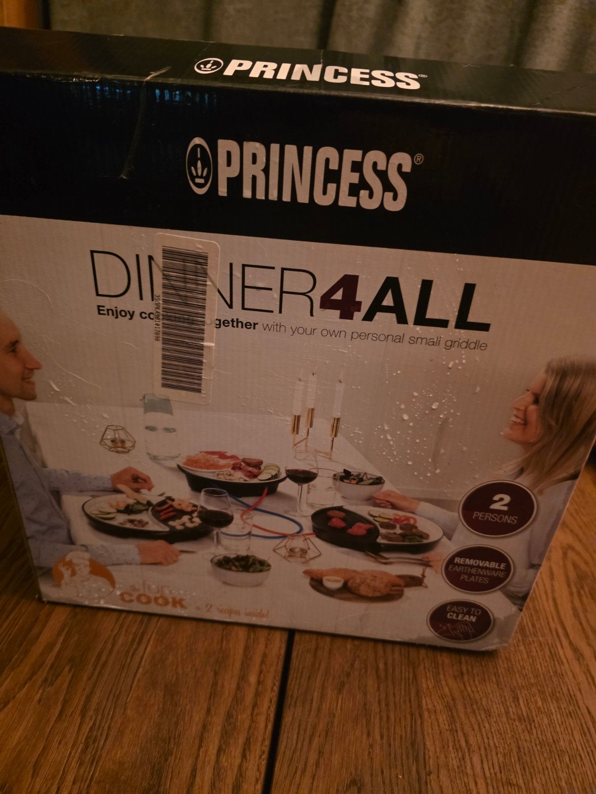 Gourmetset princess 2 personen, Witgoed en Apparatuur, Ophalen, Zo goed als nieuw, Minder dan 4 personen